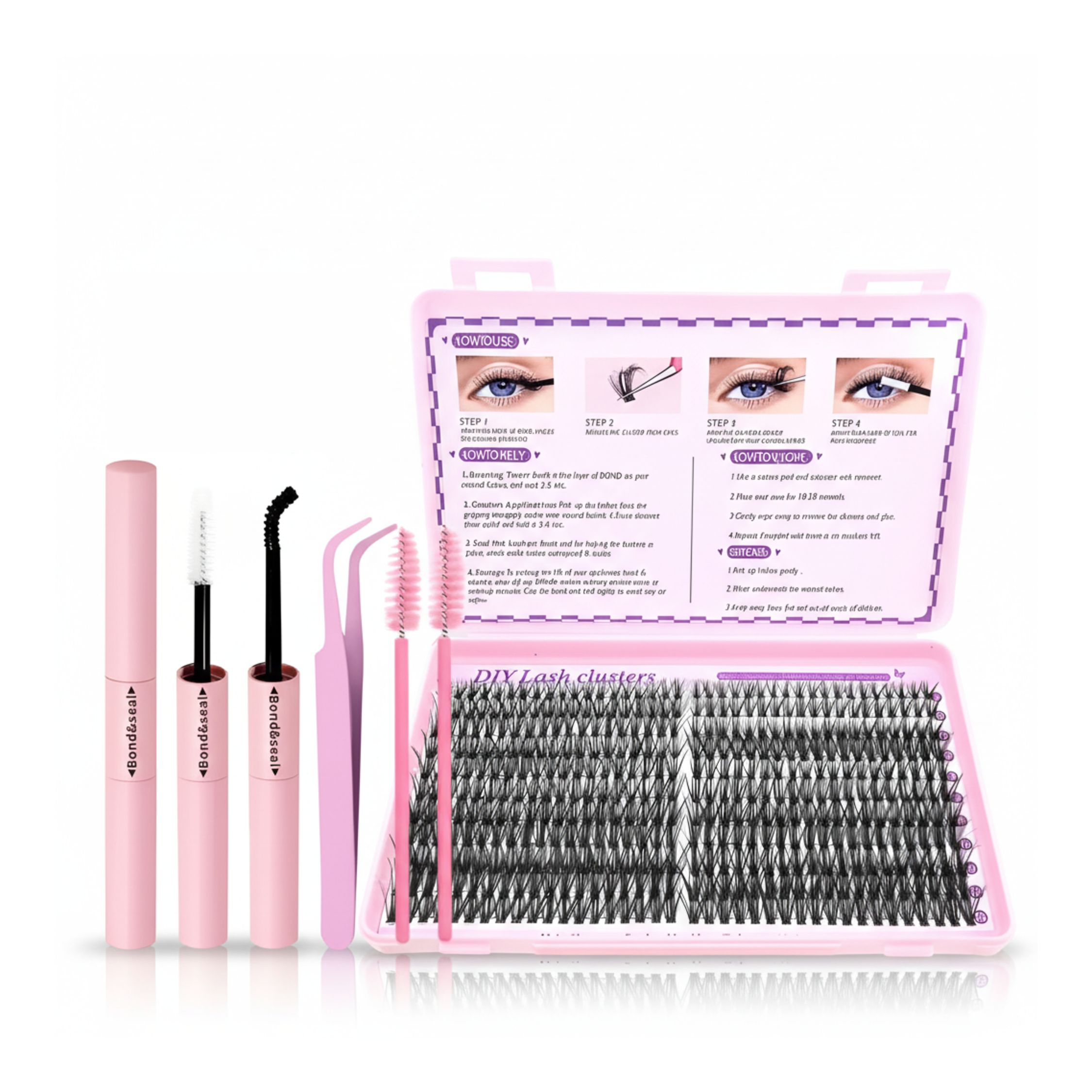 Набор для ресниц для самостоятельного наращивания 40D 418 шт. (2622865336)