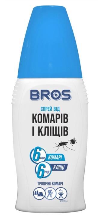 Спрей від комарів і кліщів Bros 100 мл (2654508686)