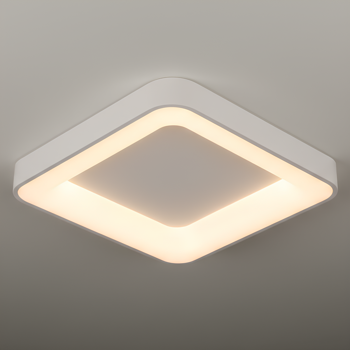 Люстра светодиодная Valeso в стиле минимализм 3000/4000/6500К с пультом 36W Белый (1135)