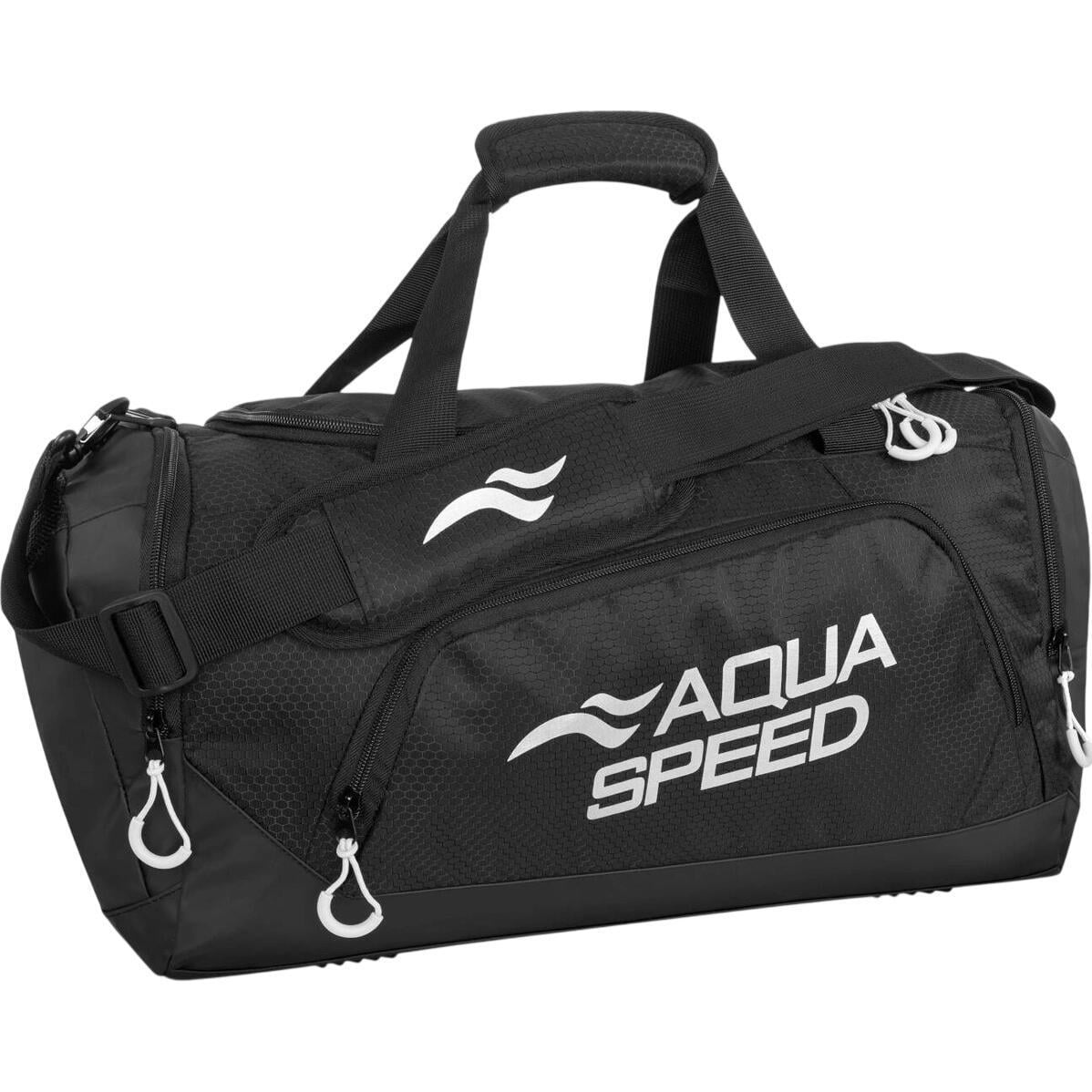 Сумка спортивная Aqua Speed DUFFEL BAG M 35L Черно-белый (141-07)
