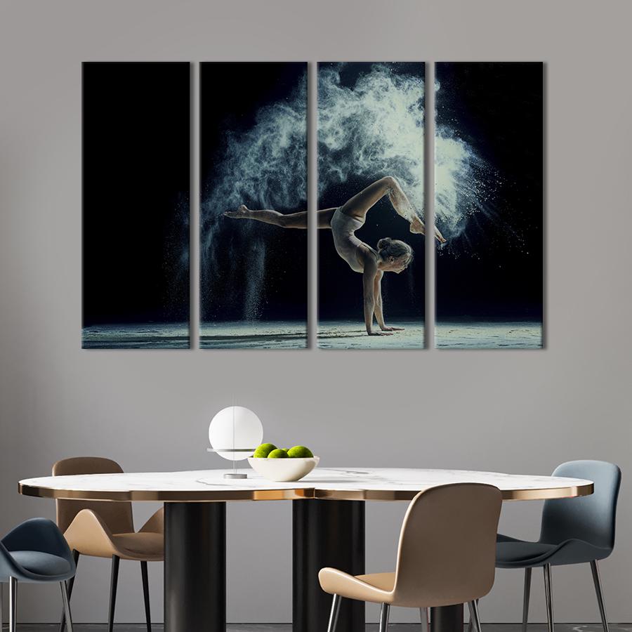 Картина модульная из 4 частей Гимнастка XL 209x133 см (484-41)