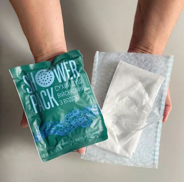 Сухий душ військовий з водою SHOWER PACK - 5 шт. - фото 2 Сухий душ військовий з водою SHOWER PACK - 5 шт. - фото 2
