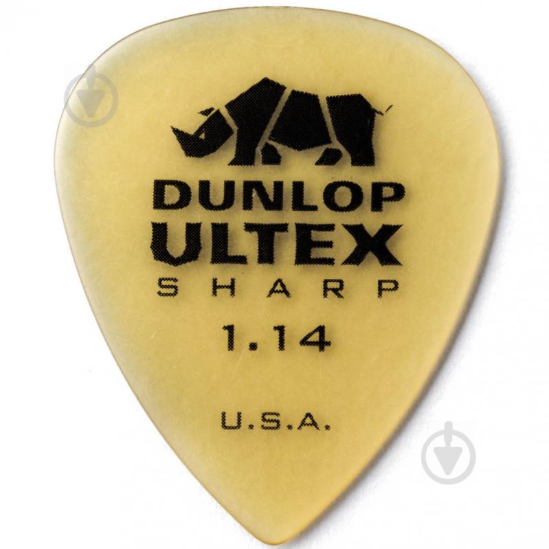 Медиатор Dunlop 4330 Ultex Sharp Guitar Pick 1.14 mm (1 шт.) - фото 1