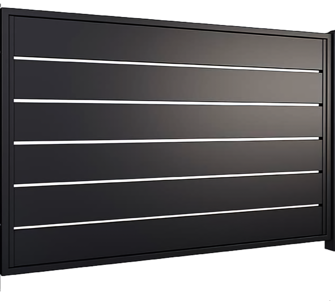 Ламель для паркану Ранчо Півкругле 140 мм 9005 (28580143)