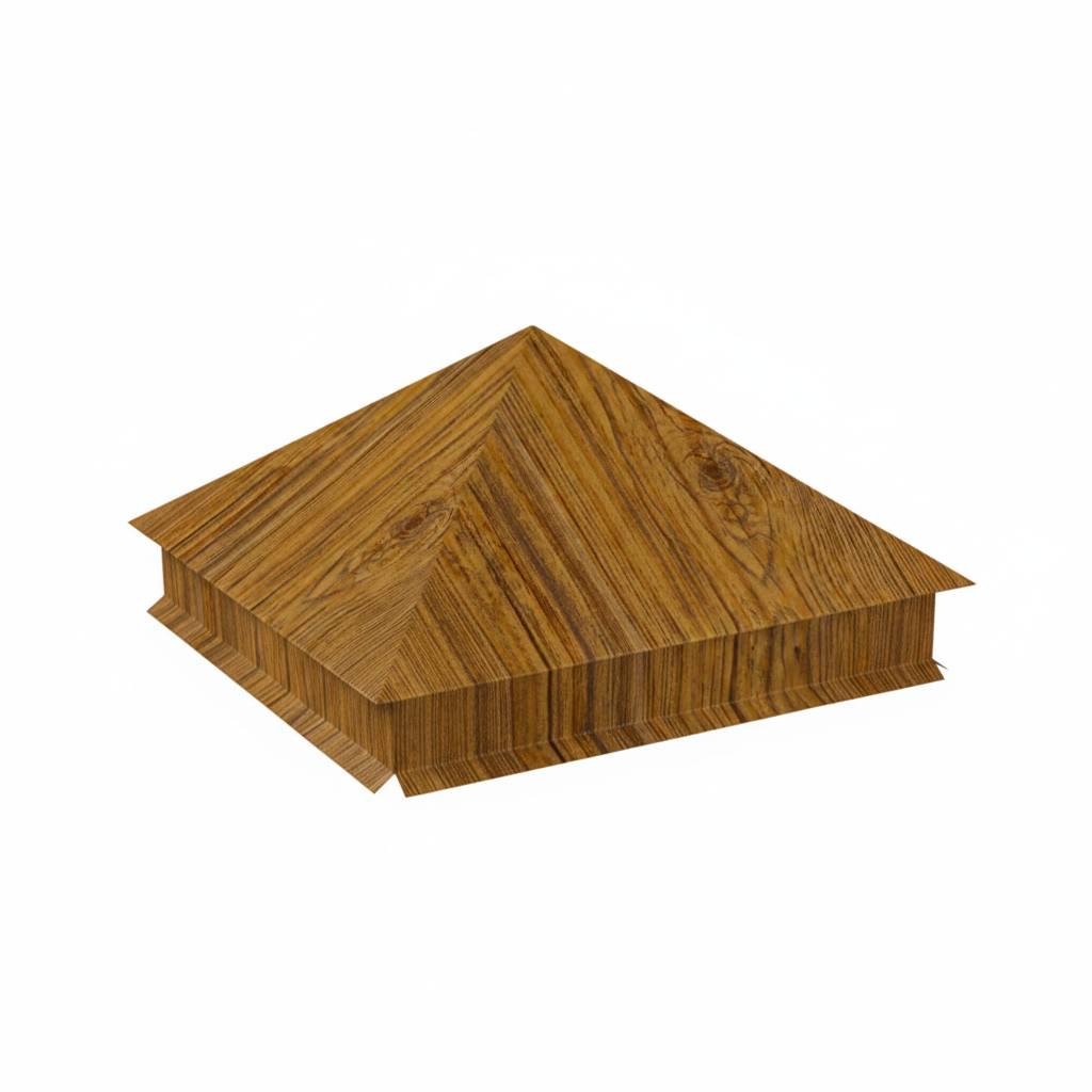 Колпак 520х520х100 мм МАТ 0,5 Золотой дуб 3д