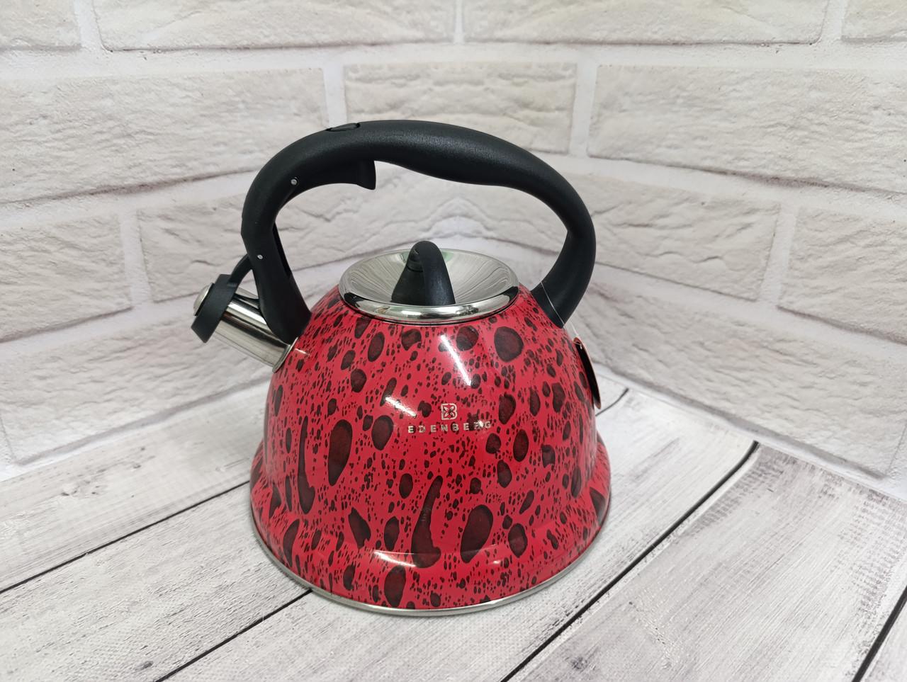 Чайник Edenberg 3 л Червоний (EB-1990) - фото 5