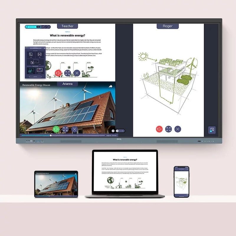 Интерактивная панель BenQ RE6504 дисплей 65" Android 13/8 64Gb (tf581) - фото 20