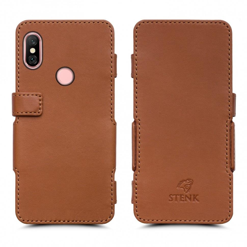 Чехол книжка Stenk Prime для Xiaomi Redmi Note 6 Pro Camel (62307)