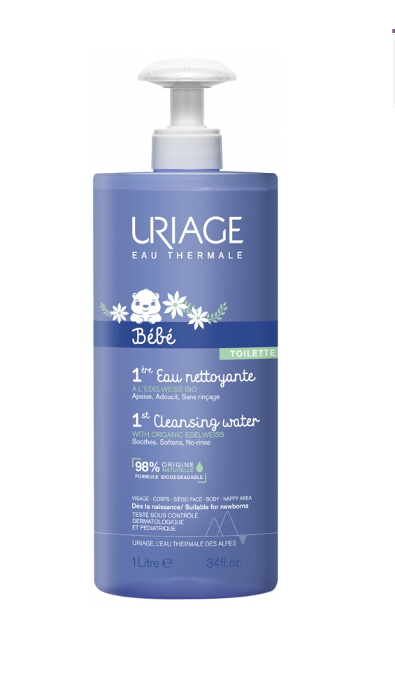 Водичка для младенцев очищающая Uriage BEBE No-Rinse Cleansing Water (3661434008726-1)