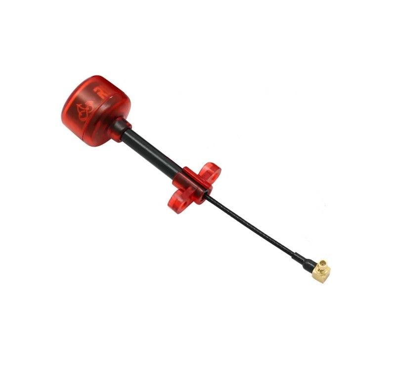 Антенна 5,8G LHCP Rush Cherry 2 II 1,8Dbi MMCX-JW угловой для FPV дронов 83 мм Красный (00-00026437)