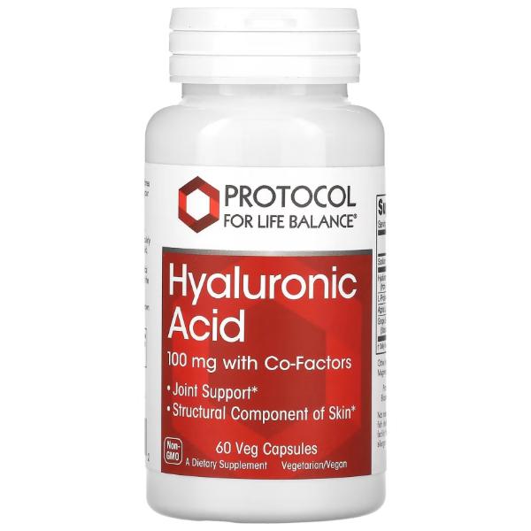 Натуральная добавка Protocol for Life Balance Hyaluronic Acid 60 вег. капс. (23712957)