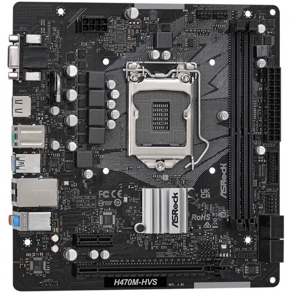 Материнська плата ASRock H470M-HVS R2.0 (12773560) - фото 2