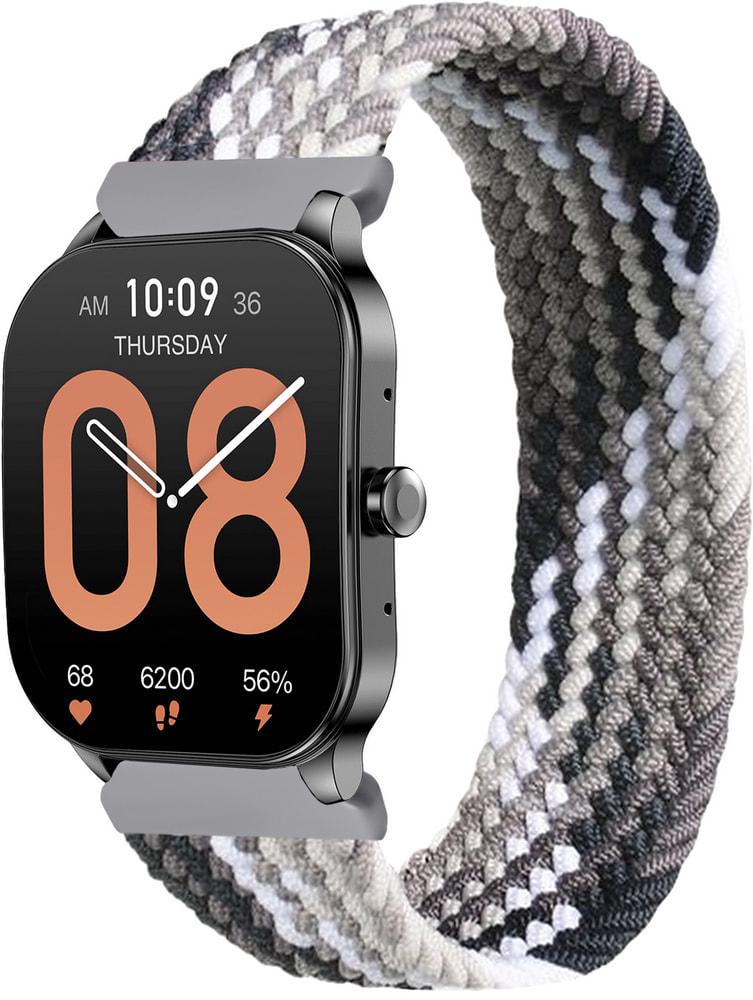 Ремінець Solo Loop Multi для Amazfit Pop 3S/3R (145 мм) Black Silver (34464-03)