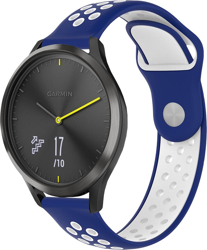 Ремінець Sport для Garmin Vivomove HR Blue White (23032-62)