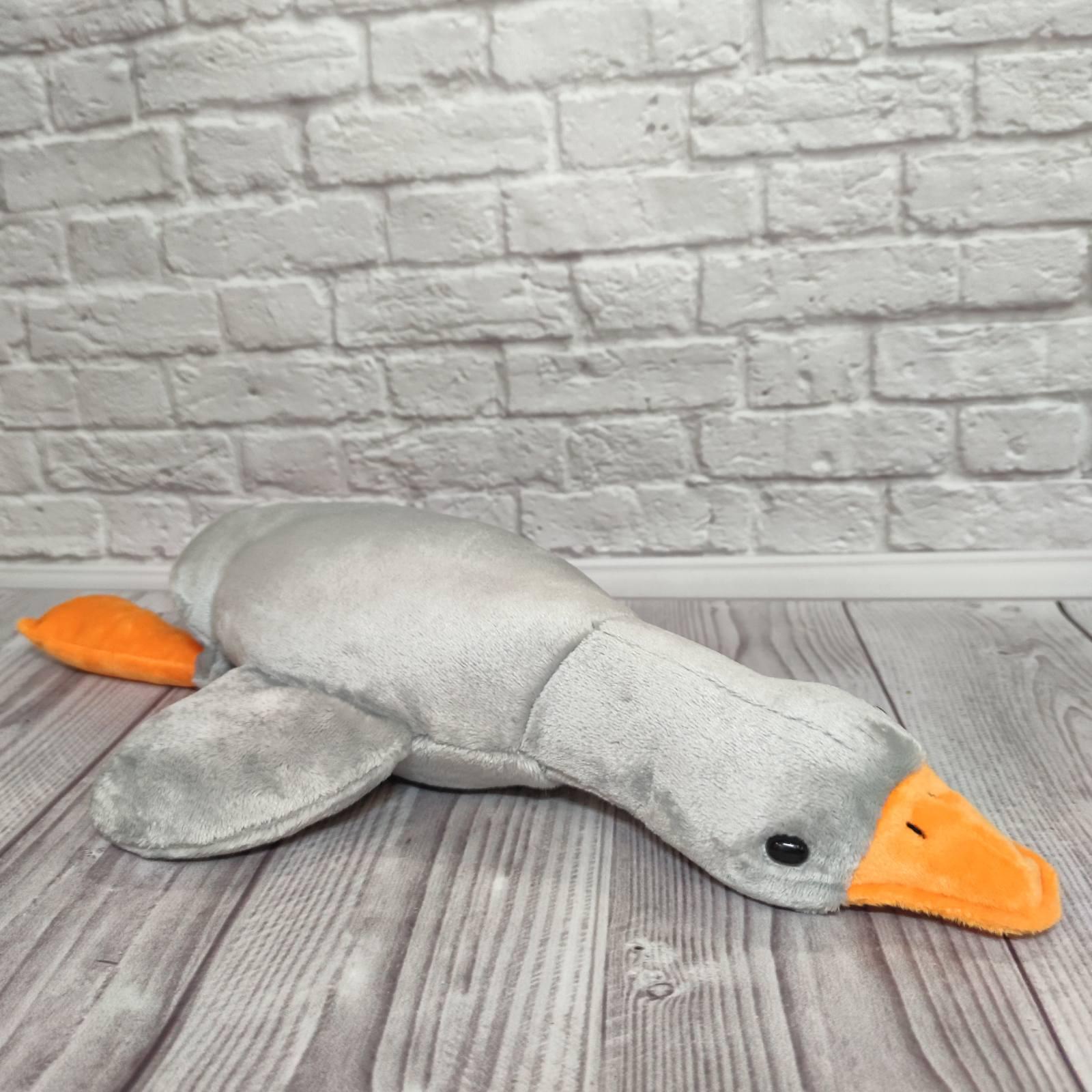 Мягкая игрушка Гусь обнимусь 50 см Серый (GG50)