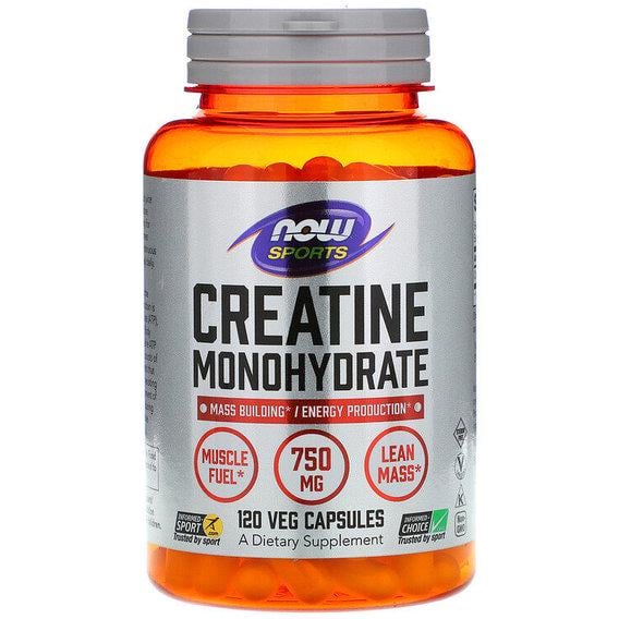 Креатин моногідрат NOW Foods Creatine Monohydrate 750 mg 120 Veg Caps