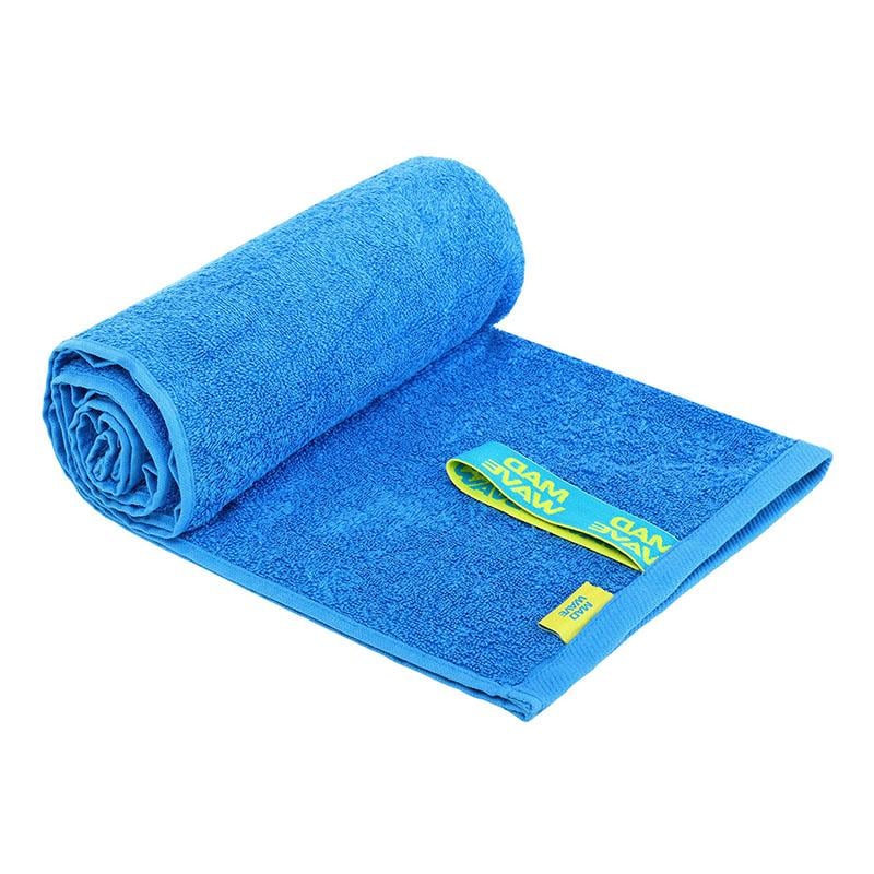 Полотенце спортивное Mad Wave Cotton Soft Terry M0762011 Синий (33444008)