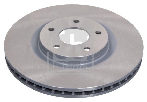 Диск тормозной передний FEBI BILSTEIN для Nissan Juke 13-/Qashqai 07-13/Renault Koleos 08- с покрытием вентилируемый 320x28 мм (44027)