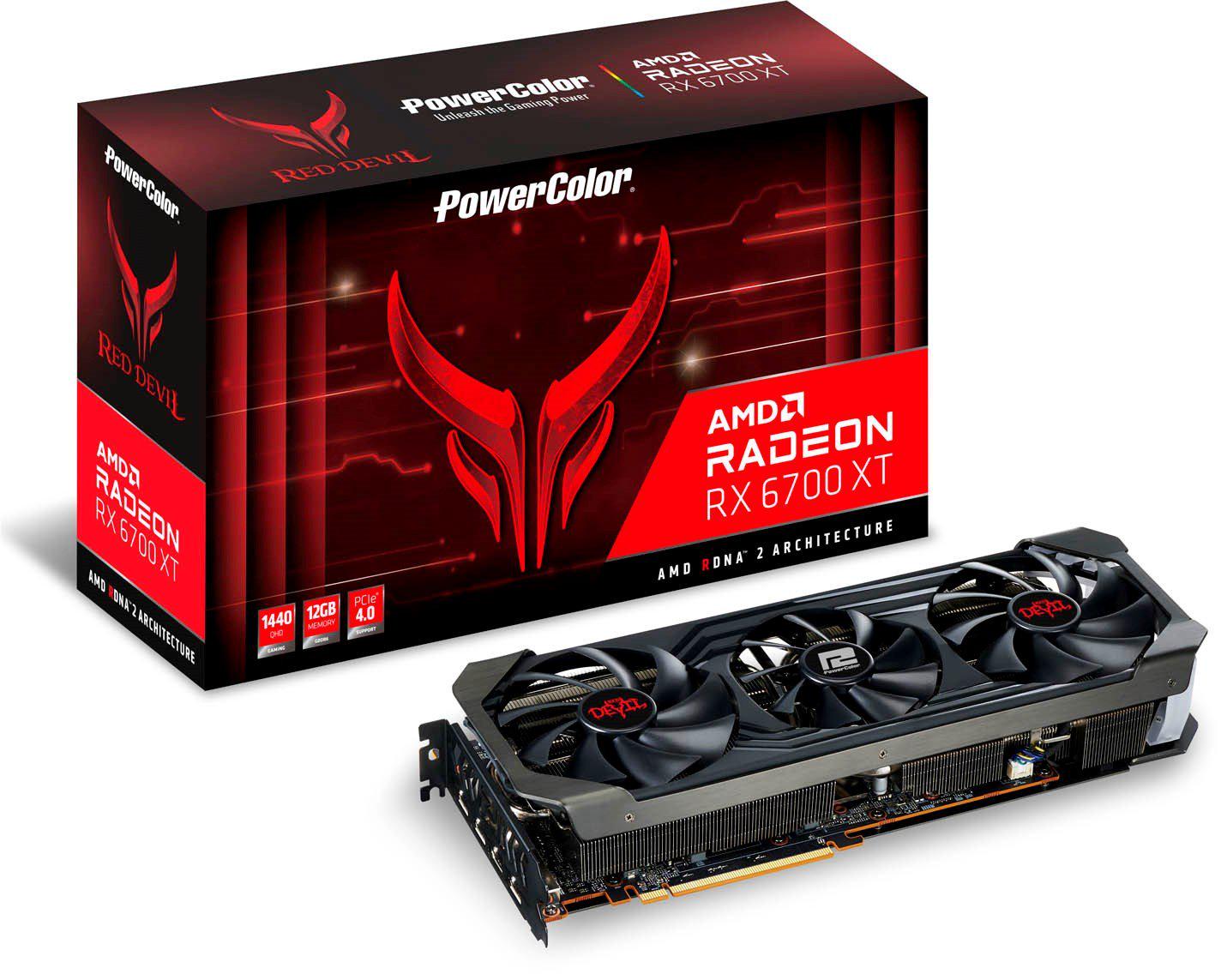 Видеокарта POWERCOLOR Radeon RX 6700 XT Red Devil 12GB (22517063)