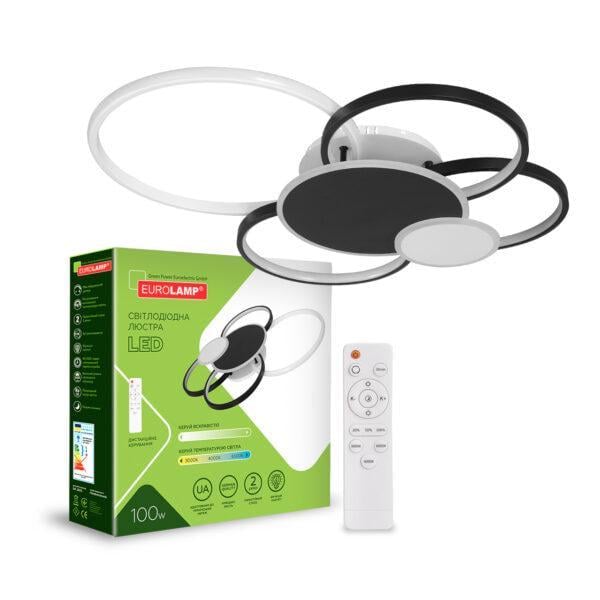 Люстра LED Eurolamp M25 кругла 100W 3000-6500K (36317912)