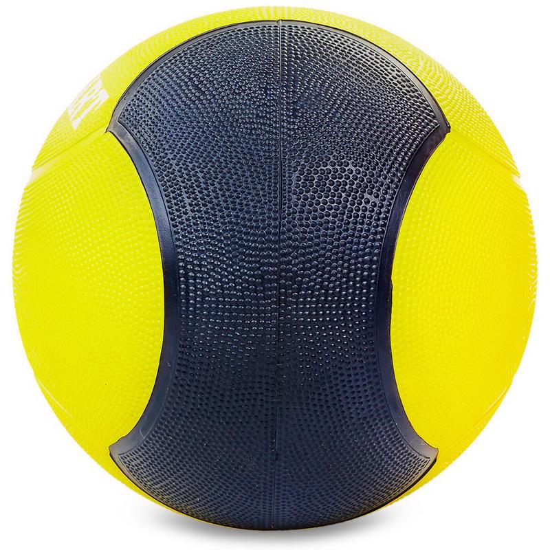 М'яч медичний медбол Zelart Medicine Ball FI-5121-6 6 кг Жовтий/Чорний (DR003481) - фото 2