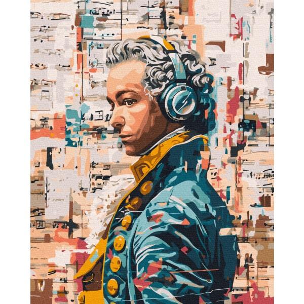 Картина по номерам BrushMe Современный Моцарт BS54039 холст на подрамнике 40x50 см (2271349680)