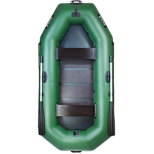 Надувная лодка Ладья ЛТ-270БС ПВХ 3-х местная/гребная/реечное дно/привальный брус