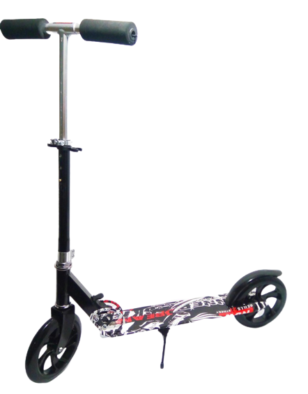 Самокат двухколесный Javelin 200 Hard Черный (2T1069)