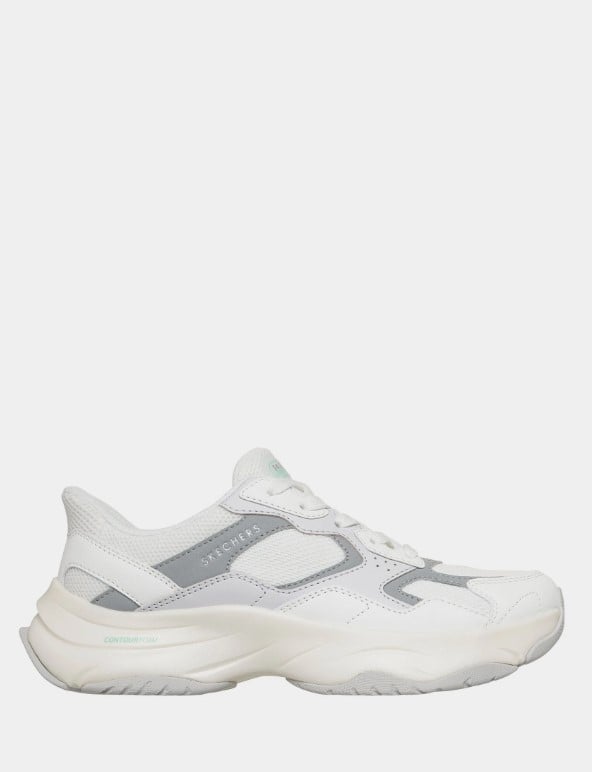 Кроссовки женские Skechers 190075 WGY р. 39 Бело-серый (190075WGY-39)