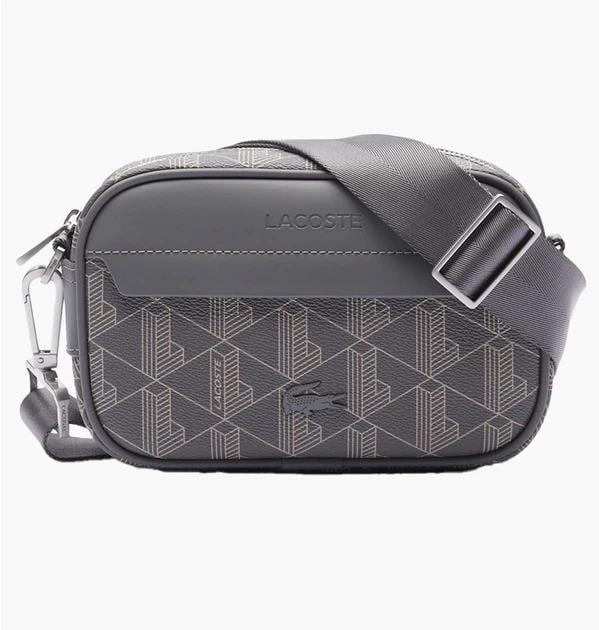 Сумка через плечо Lacoste Monogram Серый