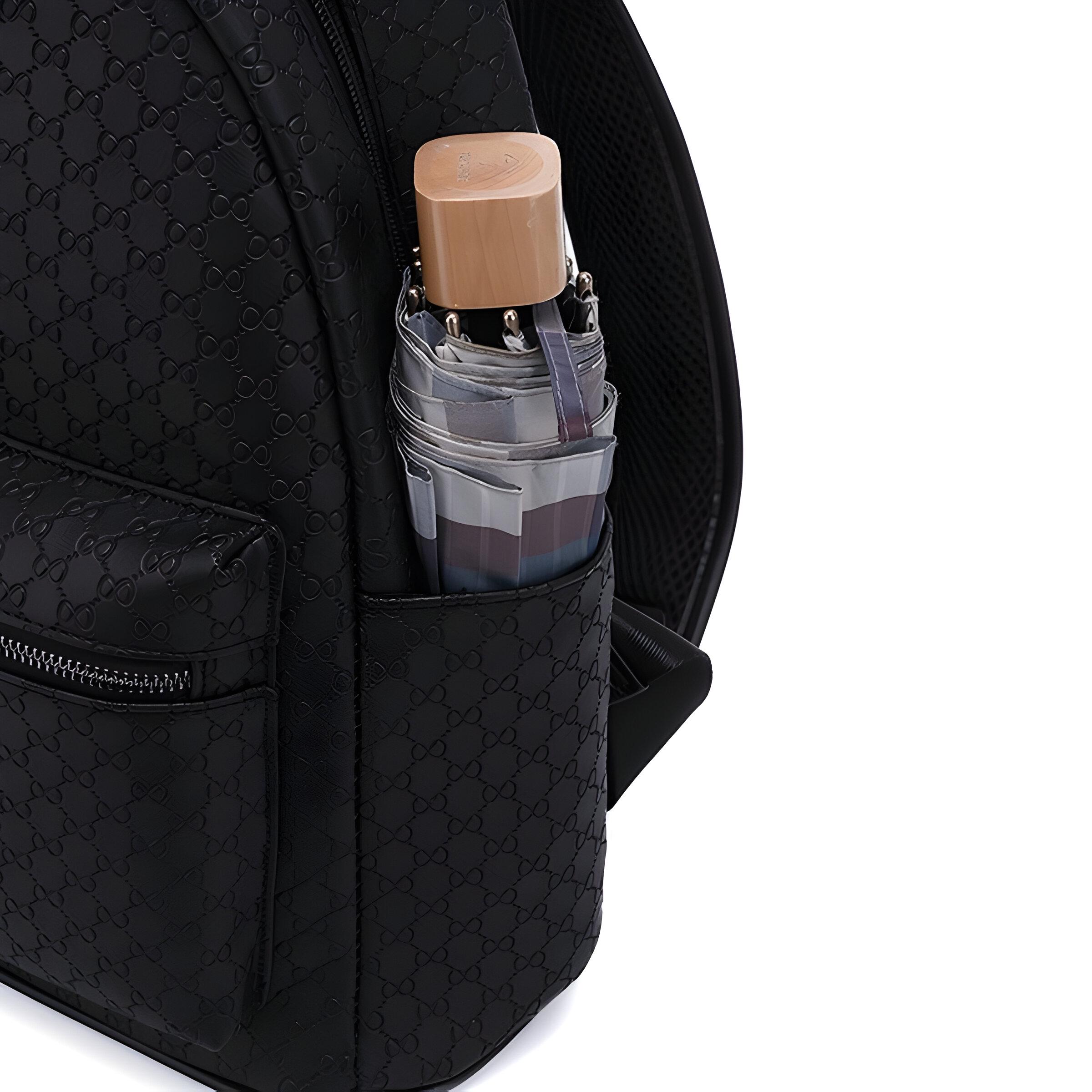 Рюкзак женский повседневный 30х15х36 см Черный (2255) - фото 5