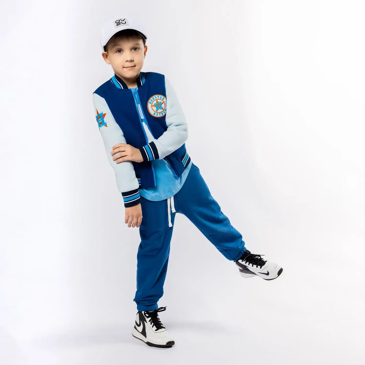 Брюки спортивные для мальчиков OV2U 104 см Индиго