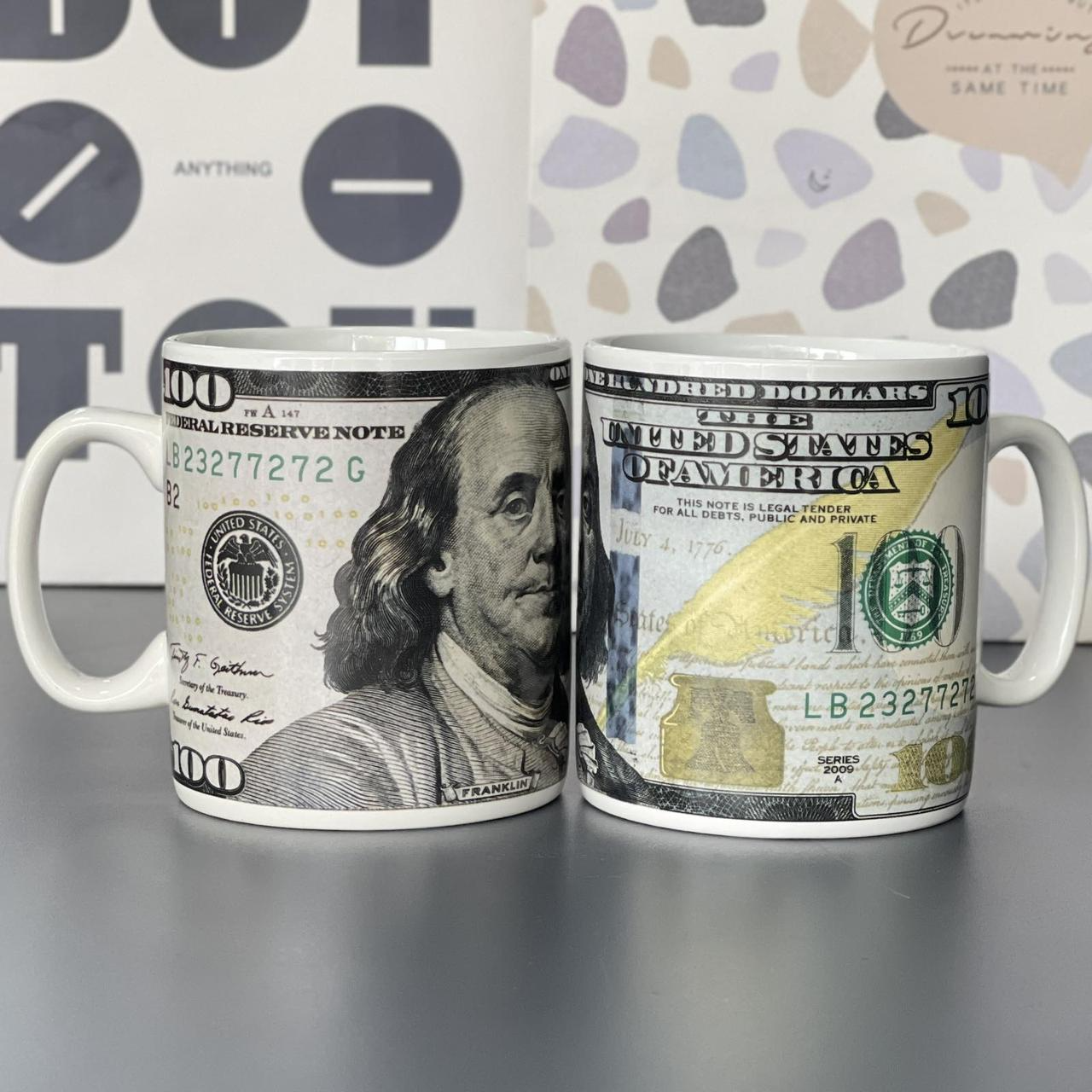 Кружка большая керамическая "Доллар" 1 л - фото 6 Кружка большая керамическая "Доллар" 1 л - фото 6