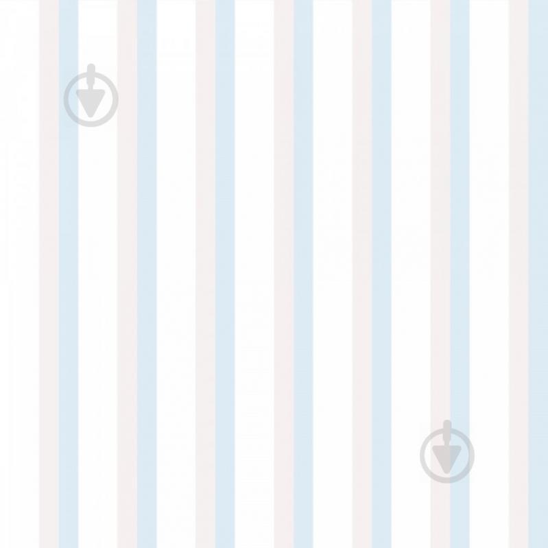 Бумажные детские обои ICH Dandino Lullaby 231-1 0.53 х 10.05 м Бежево-бело-голубой