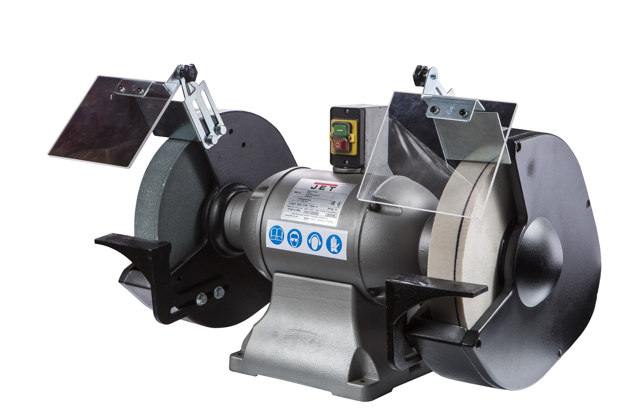 Станок заточный профессиональный JET 400В Ø305х50х32 мм 1400 об/хв (IBG-12)