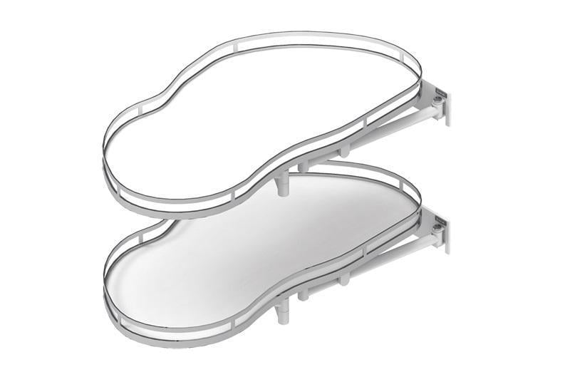 Угол магический Rejs Optima ERGO 900/450 правый Хром/Белый (WE36.0004.43.374) - фото 2