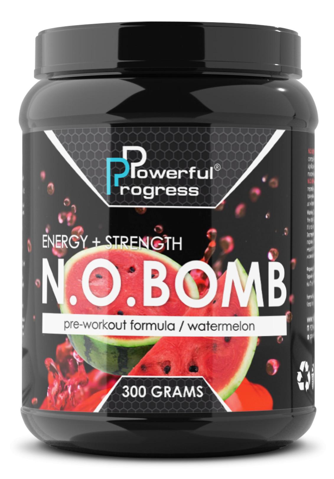 Передтренувальний комплекс Powerful Progress N.O.BOMB 300 г Кавун
