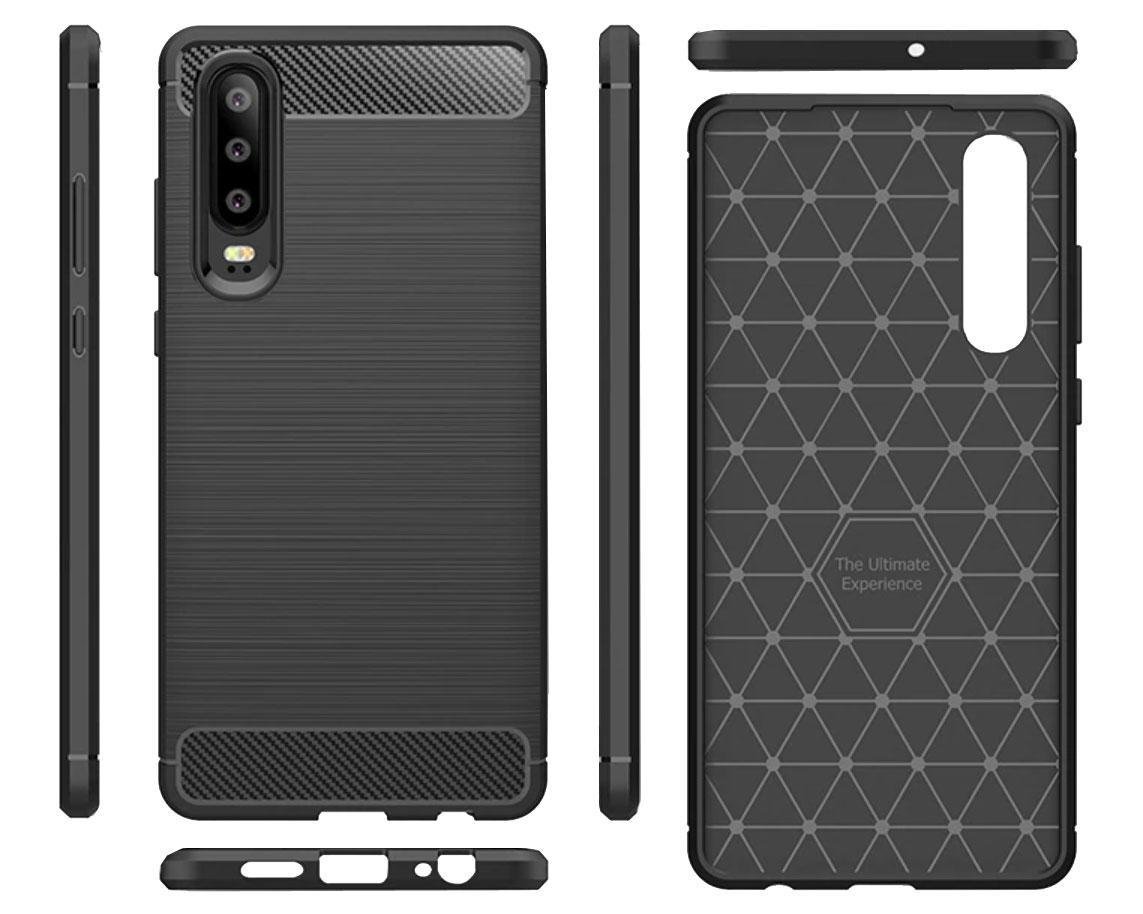 Чохол Primolux Carbon Fiber Series для Huawei P30 Black (1183721504) - фото 3