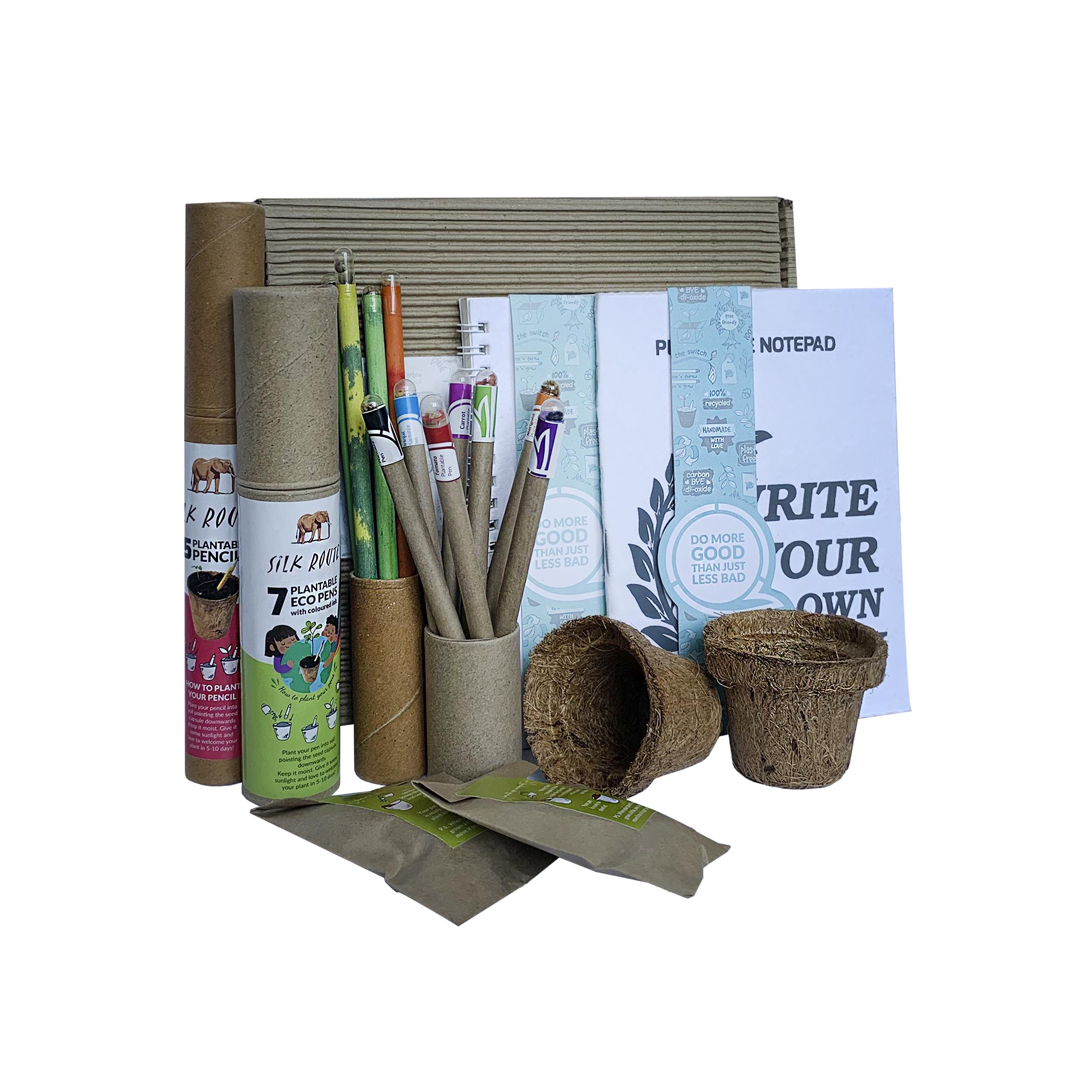 Набор канцелярский Silk Route a-800 Эко с семенами