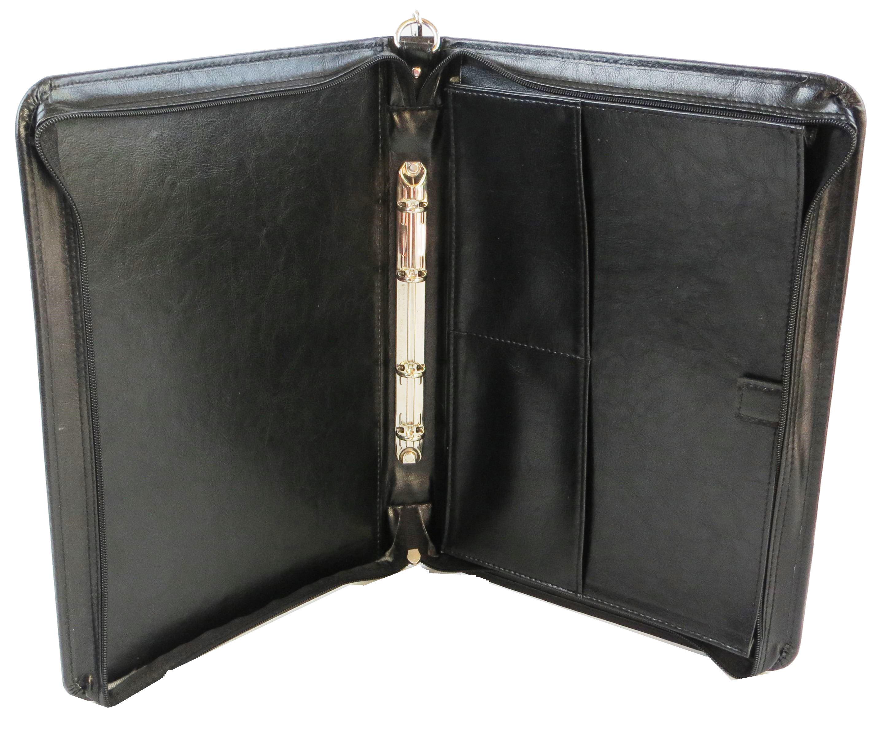 Папка деловая Exclusive для документов из экокожи Черный (710800-1) - фото 3 Папка деловая Exclusive для документов из экокожи Черный (710800-1) - фото 3