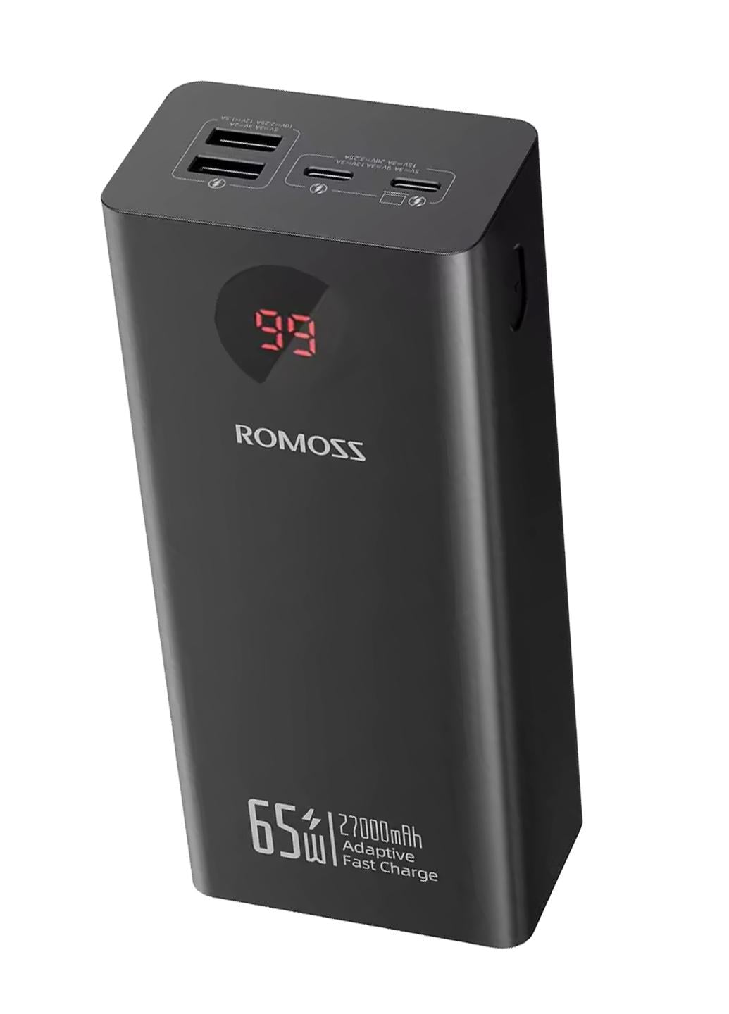 Повербанк Romoss PEA27s Pro 27000 mAh 65W Black