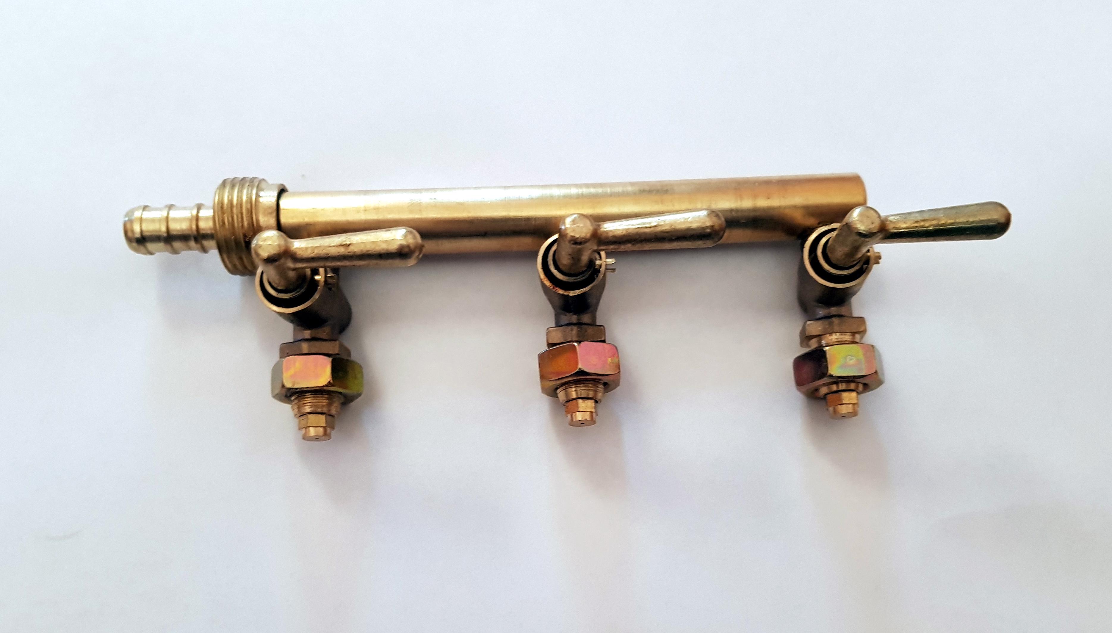 Кран тройной с плавной регулировкой для газовых чугунных плит серии SARRA/OARA (2088) - фото 2 Кран тройной с плавной регулировкой для газовых чугунных плит серии SARRA/OARA (2088) - фото 2