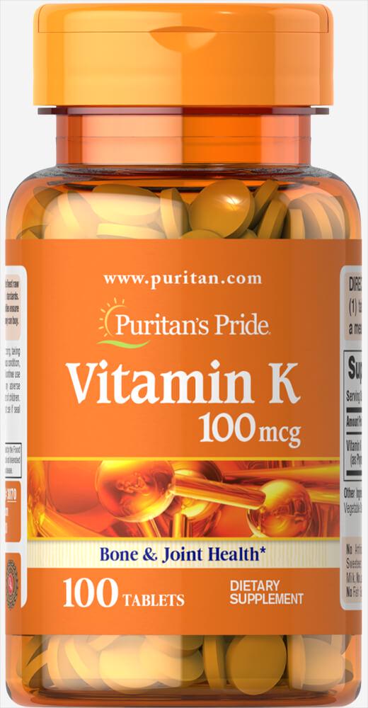Витамин К Puritan's Pride Vitamin K 100 мг 100 мл