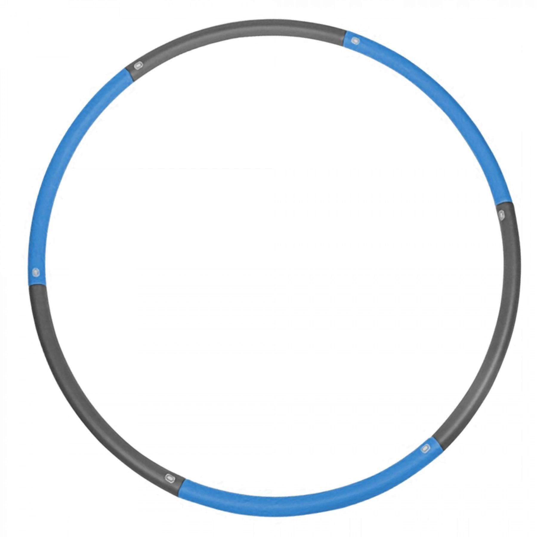 Обруч массажный SportVida SV-HK0216 Hula Hoop 90 см Grey/Blue (47115)