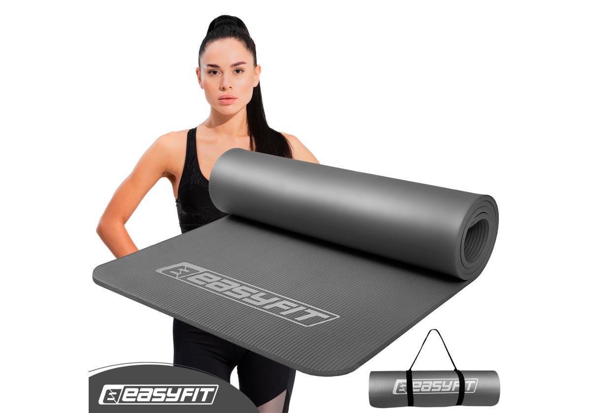 Килимок для фітнесу та йоги EasyFit NBR 10 мм Сірий (EF-1919-GY) - фото 9 Килимок для фітнесу та йоги EasyFit NBR 10 мм Сірий (EF-1919-GY) - фото 9