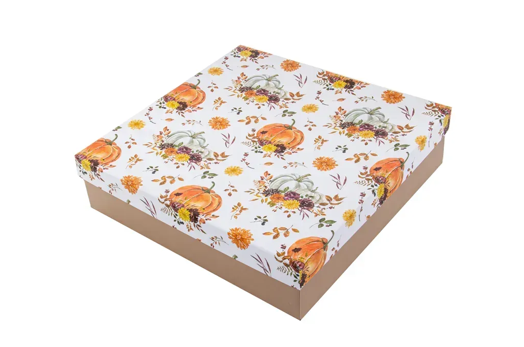 Набор фарфоровых тарелок Осенний урожай 6 шт. 27 см (922-055) - фото 3