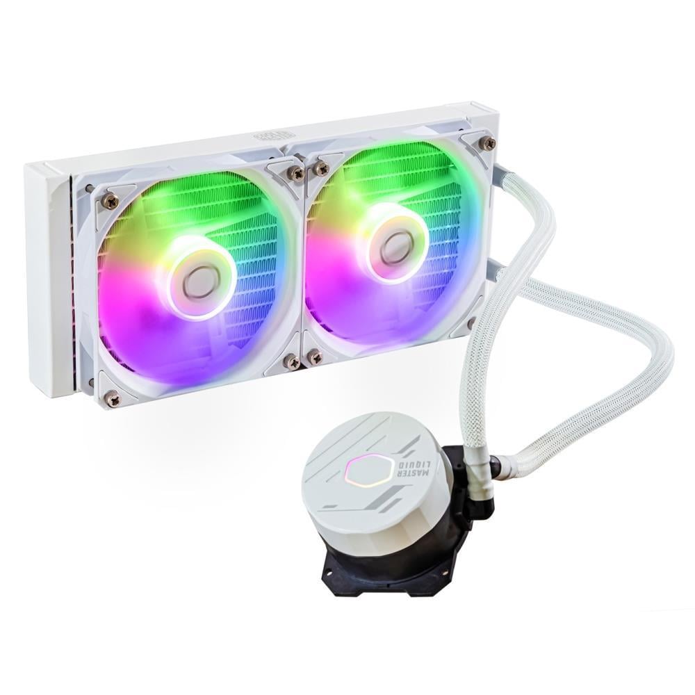 Система охолодження для комп'ютерного процесора Cooler Master MasterLiquid 240L Core MLWD24M-A18PZ-RW RGB/White
