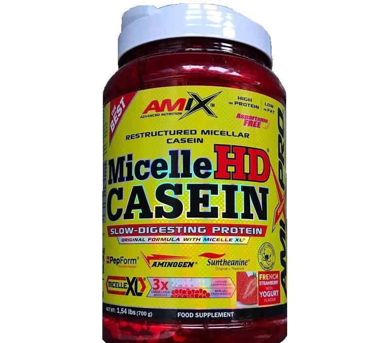 Протеин Amix Nutrition Micelle HD Casein 700 g /17 servings/ French Strawberry Yogurt