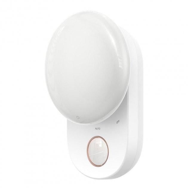 Лампа-ночник Baseus Full Moon Human Body Induction Night Light DGFM-02 White