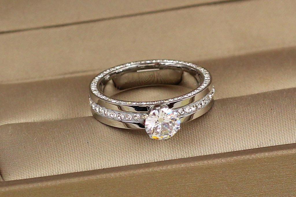 Кольцо Xuping Jewelry Вечный миг р. 18 Серебристый (1921811143)